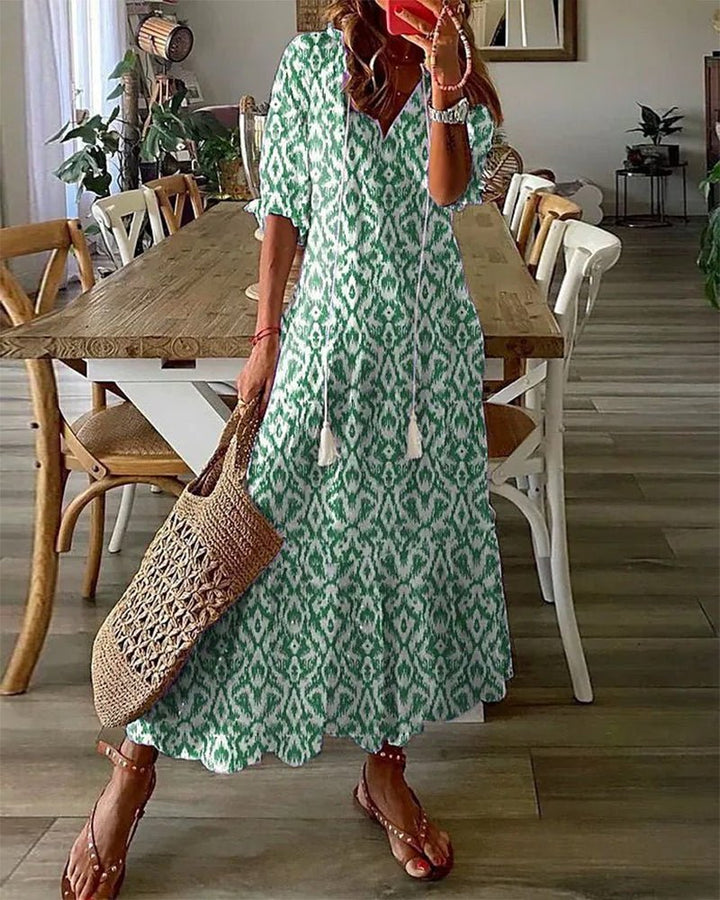 Leri - Lässiges Boho-Kleid mit Schmeichelhafter Passform