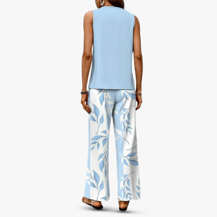Amara – Premium Zweiteiliges Set mit Ärmellosem Top und Hose