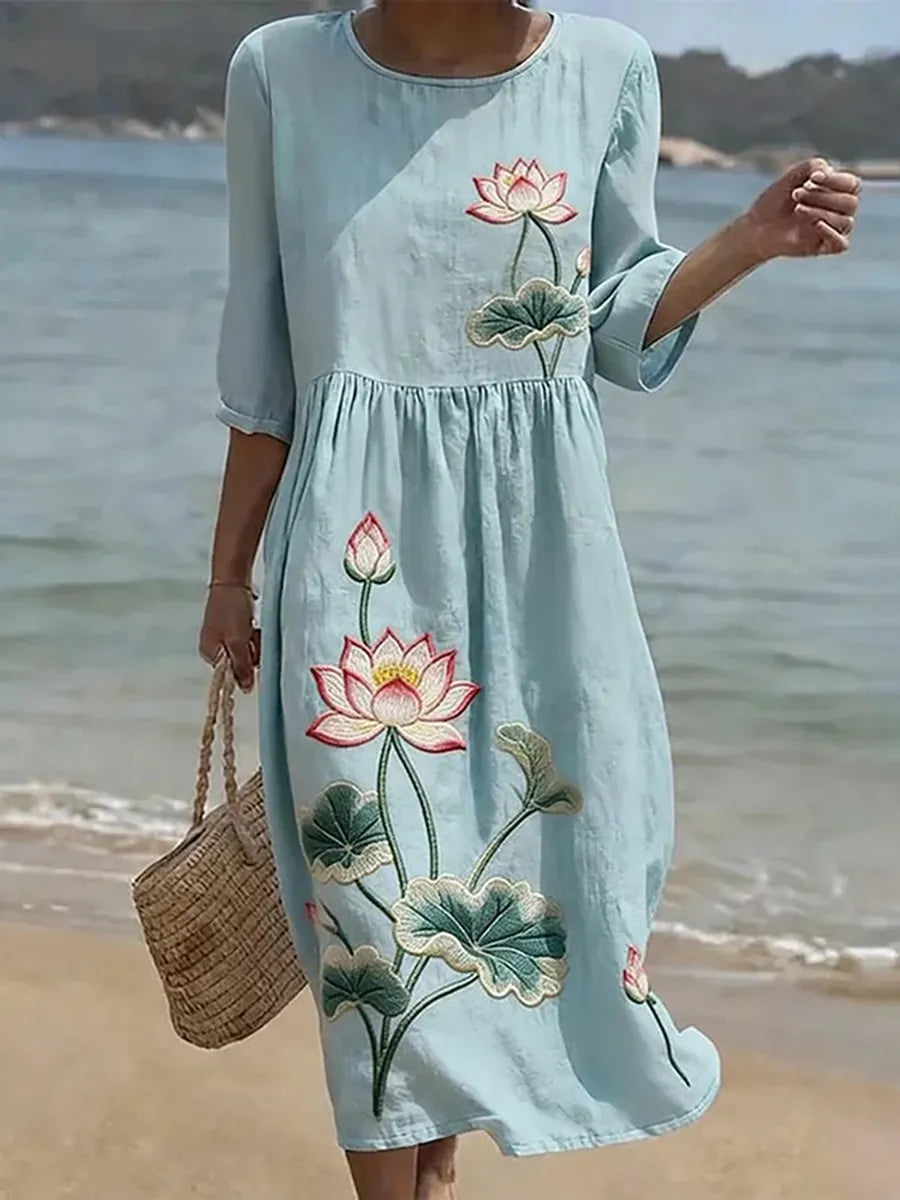 Vanessa - Elegantes Blumenkleid