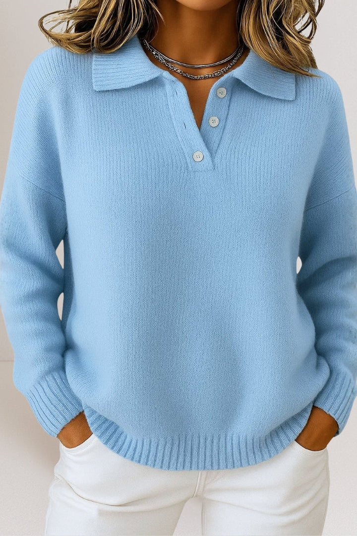 Lorie – Weicher Pullover mit Kragen