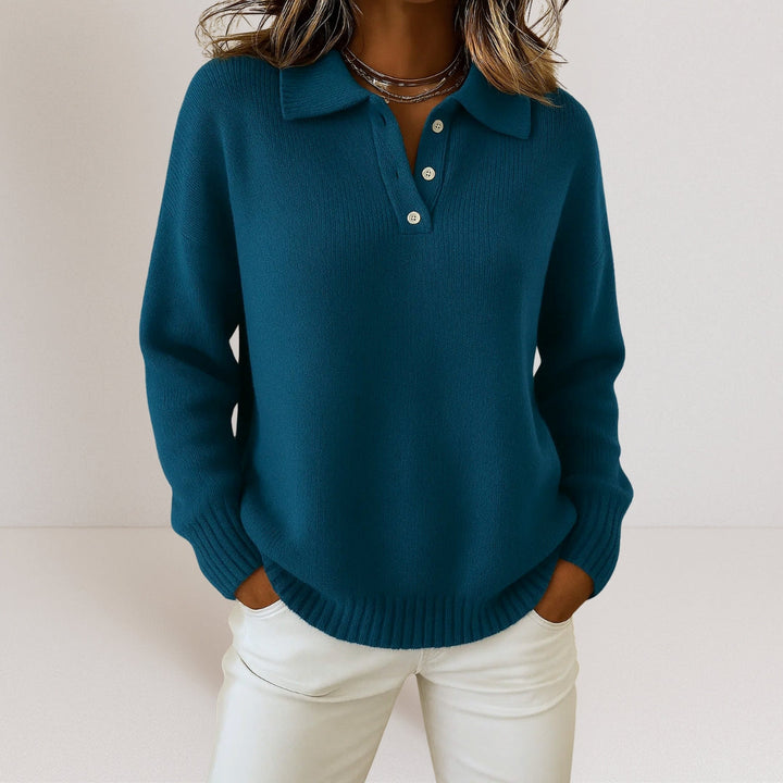 Lorie – Weicher Pullover mit Kragen