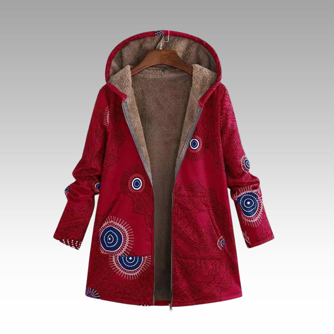 Cozeva - Warme und Weiche Kapuzenjacke für Damen
