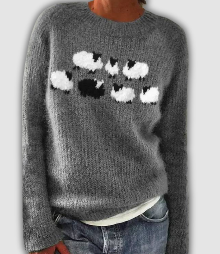 Amaris - Bequemer Retro-Pullover