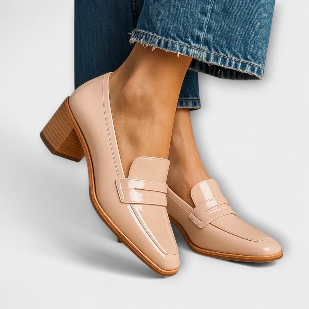 Ella - Glänzende Loafers