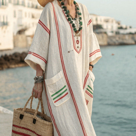 Mathilde Kaftan-Kleid – Strahlende Riviera