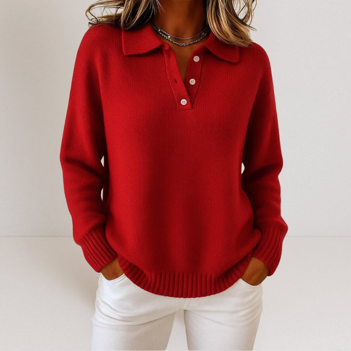 Lorie – Weicher Pullover mit Kragen