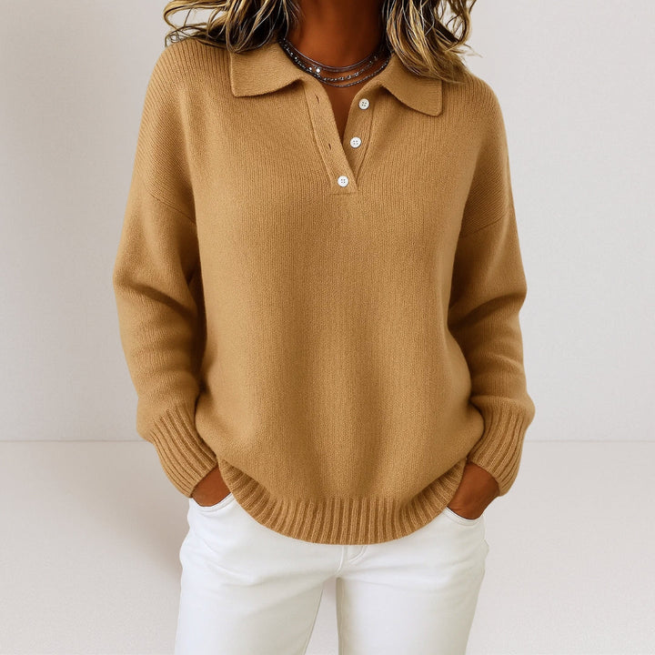 Lorie – Weicher Pullover mit Kragen