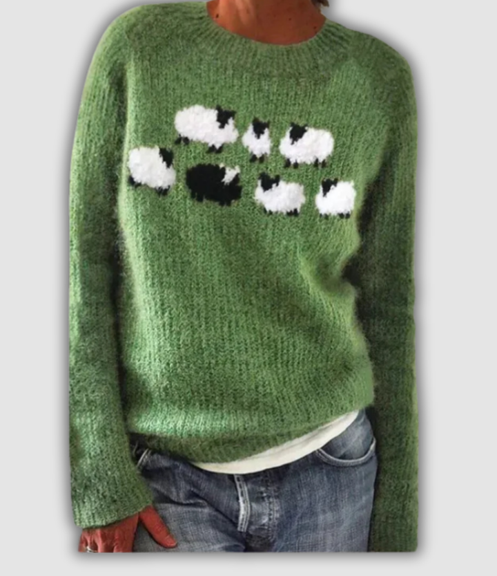 Amaris - Bequemer Retro-Pullover
