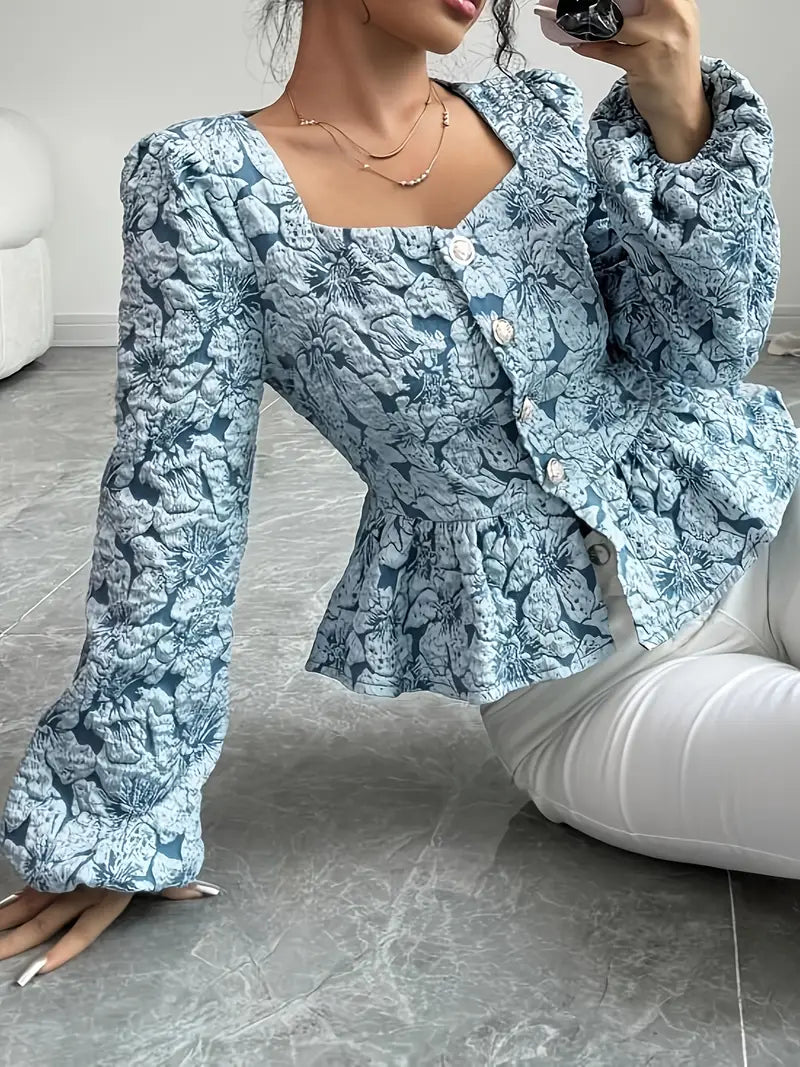 Verity – Schicke Bluse mit Blumenmuster