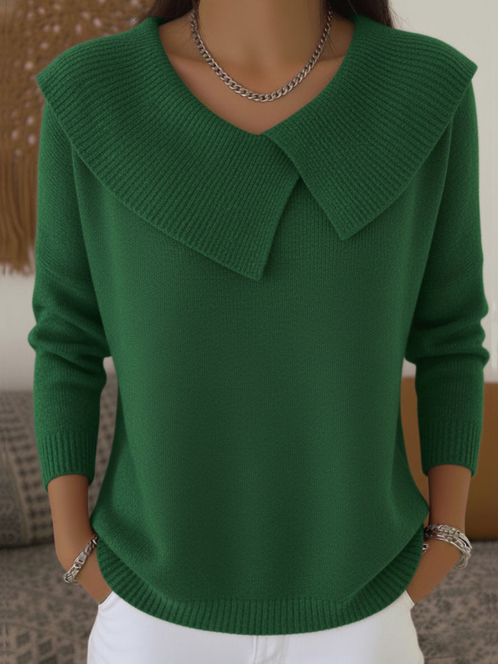 Railyn - Pullover mit Weitem Kragen