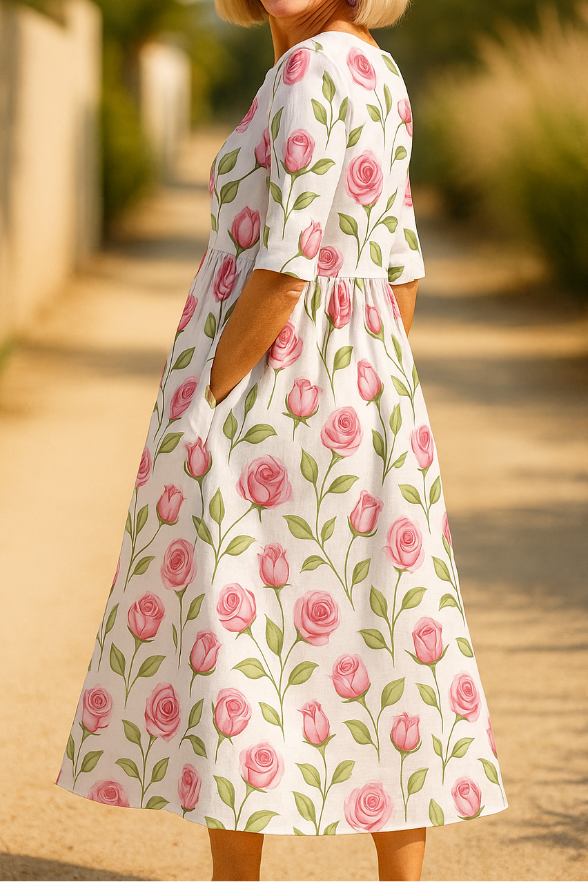 Lily - Midi-Kleid - Mühelose Bequemlichkeit