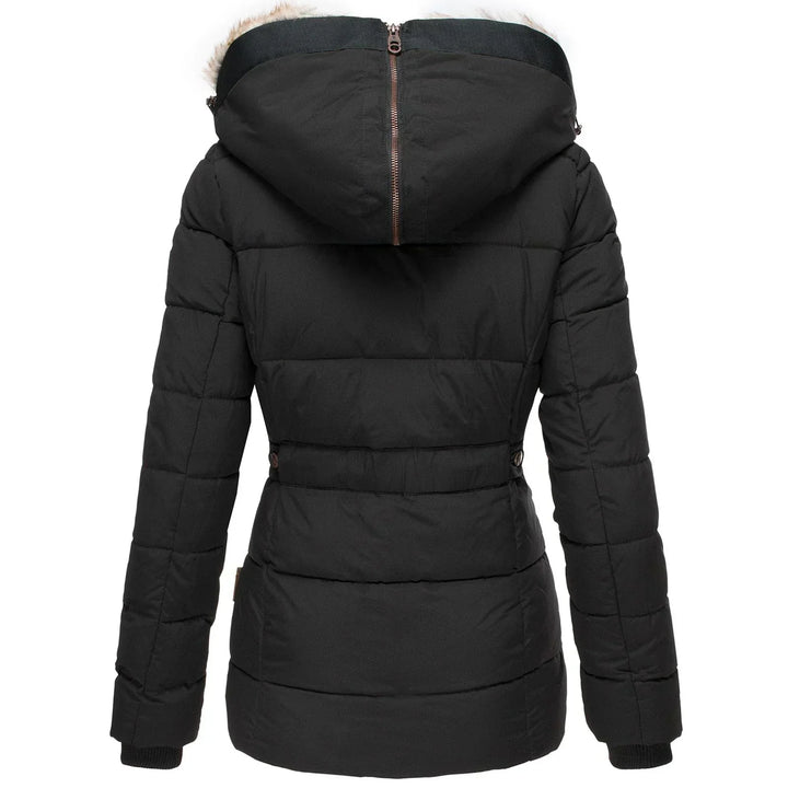 Hanne – Winterjacke mit Flauschigem Kragen und Schmaler Passform