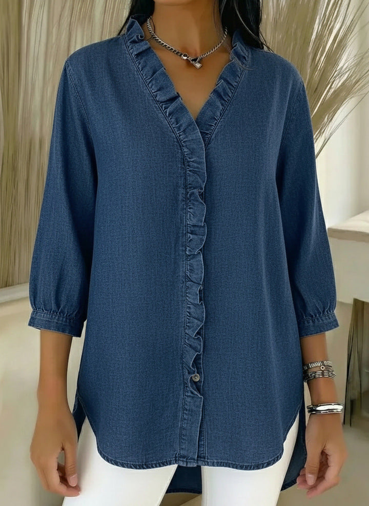 Bilma – Elegante Bluse mit Rüschendetails