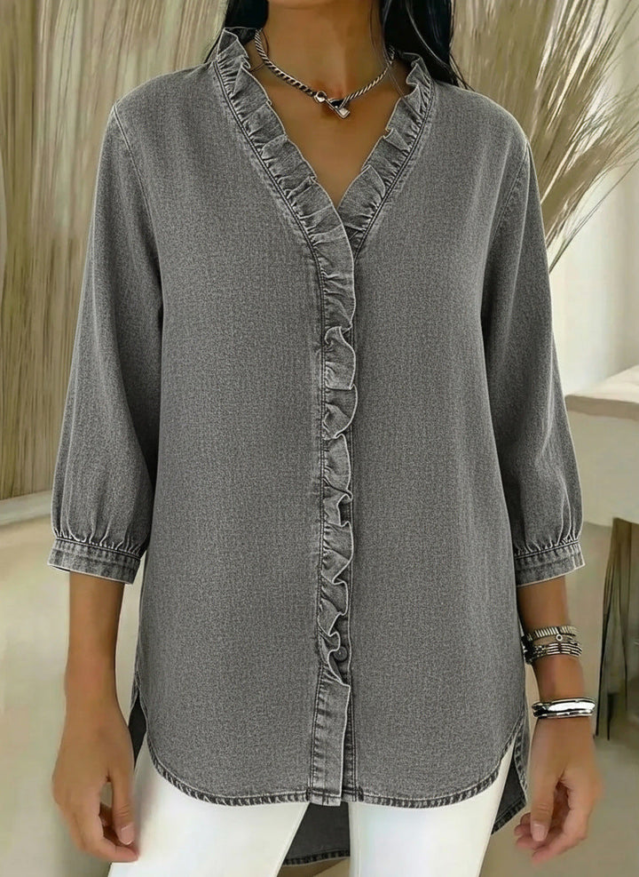 Bilma – Elegante Bluse mit Rüschendetails