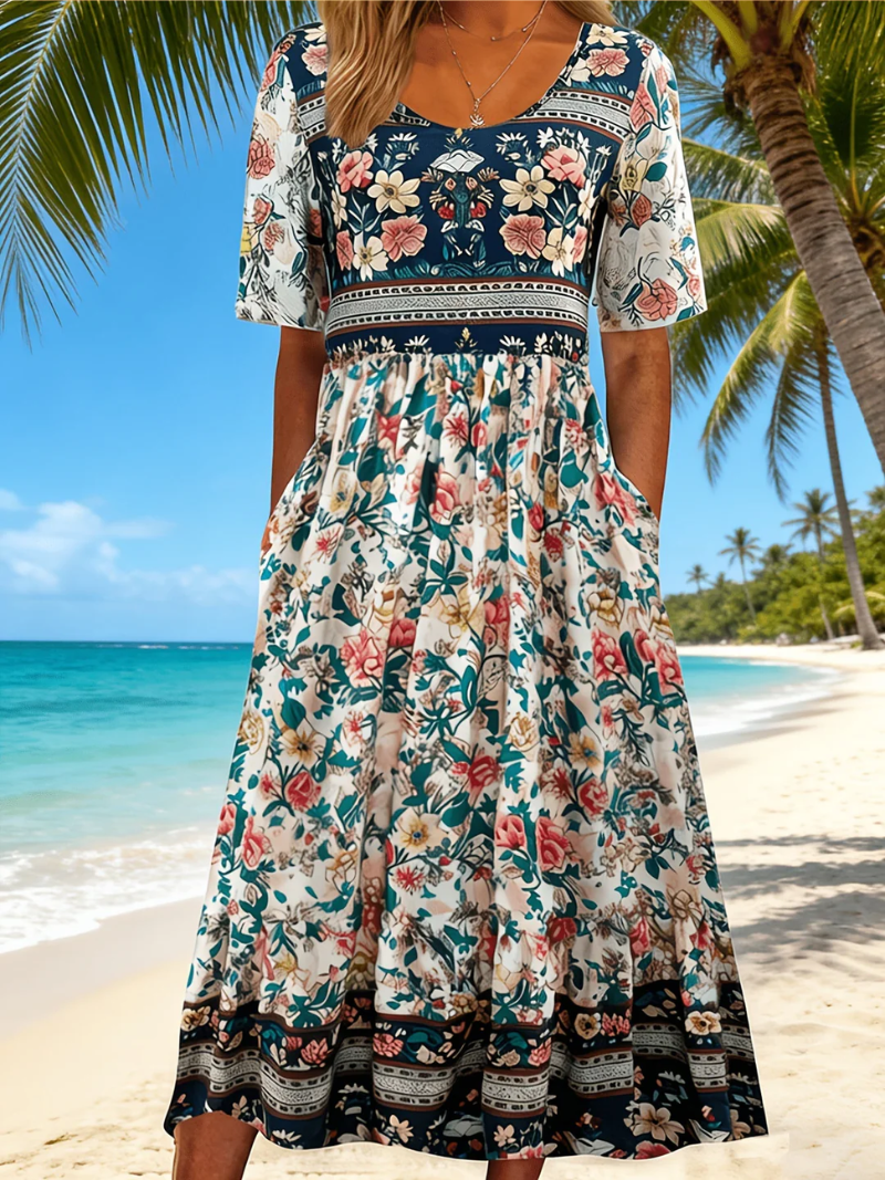Leany – Kleid mit Blumenmuster