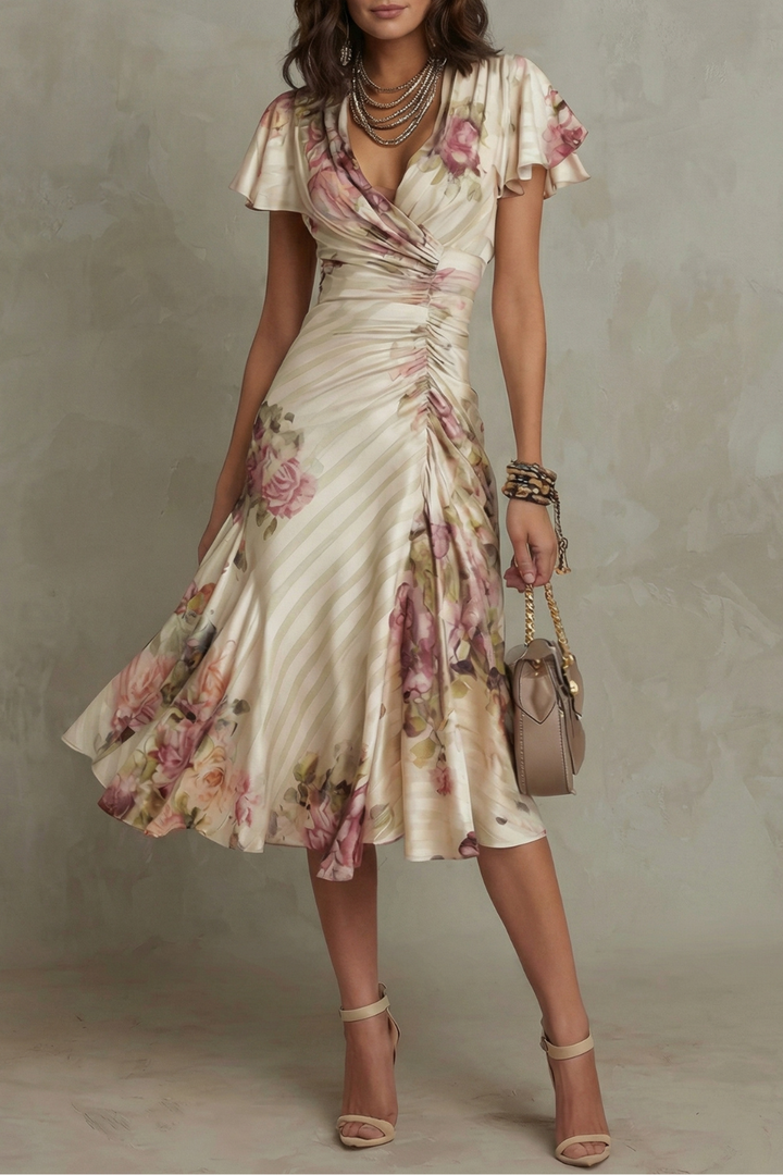 Resie - Vintage Romantik Midikleid