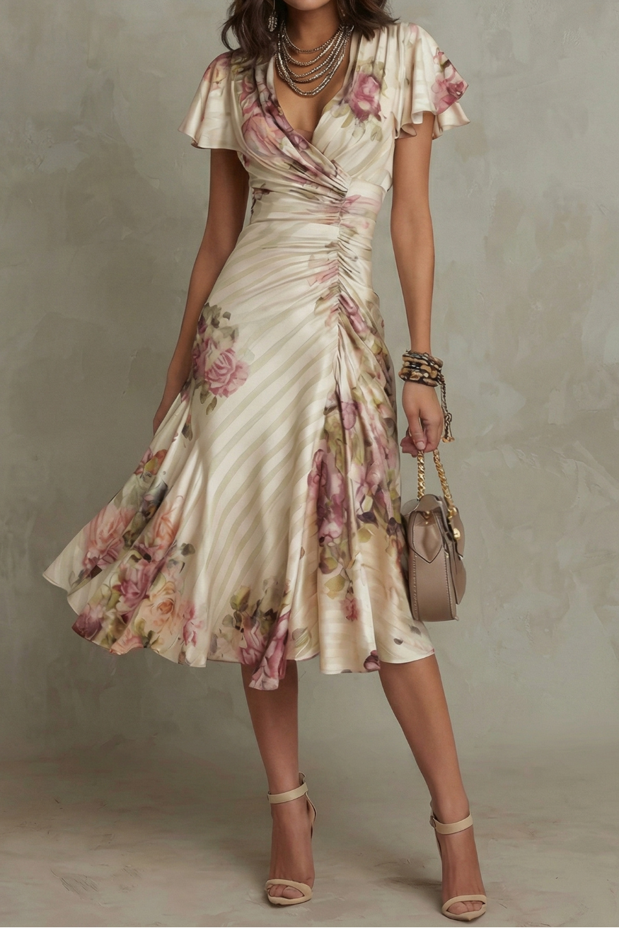 Resie - Vintage Romantik Midikleid
