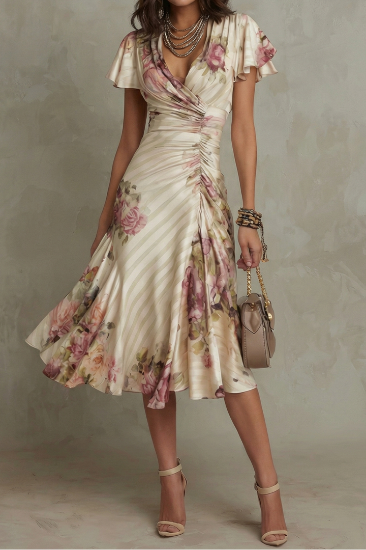 Resie - Vintage Romantik Midikleid