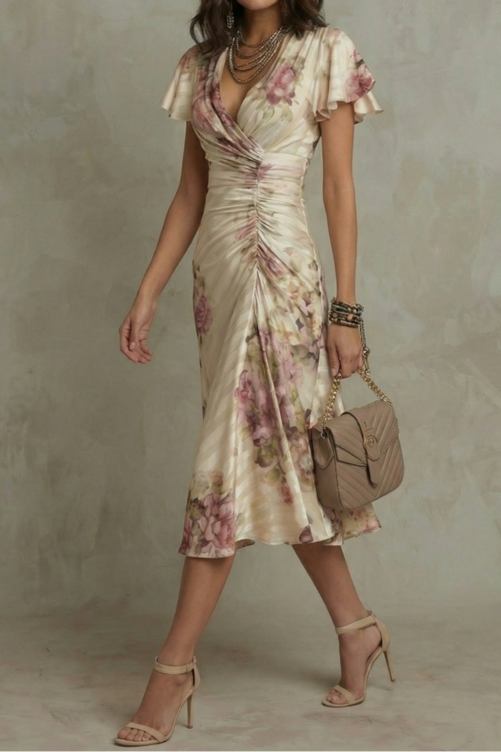 Resie - Vintage Romantik Midikleid