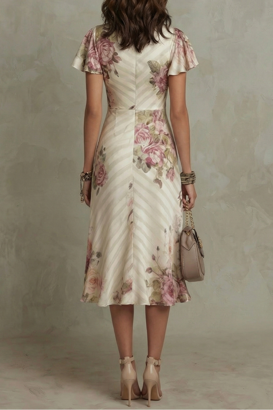 Resie - Vintage Romantik Midikleid