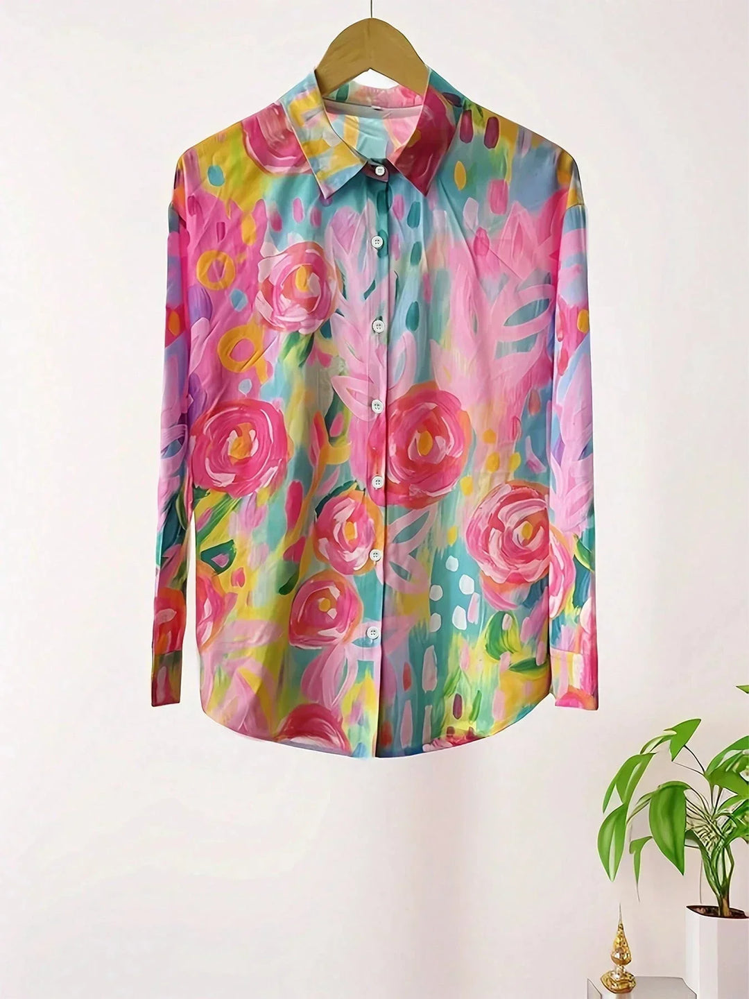 Donnabelle - Bluse mit Abstraktem Muster
