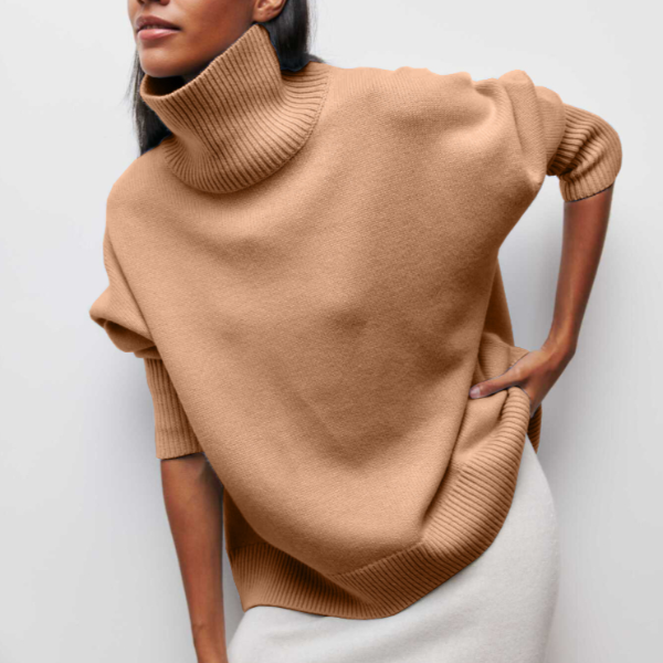 Avery - Pullover mit hohem Kragen