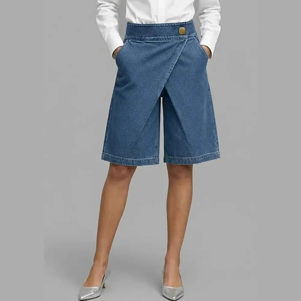 Macey - Bequeme Wickelshorts mit Lockerer Passform
