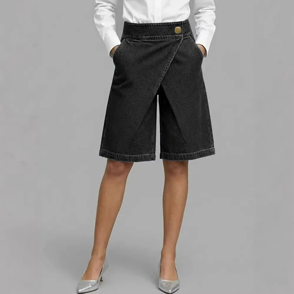 Macey - Bequeme Wickelshorts mit Lockerer Passform