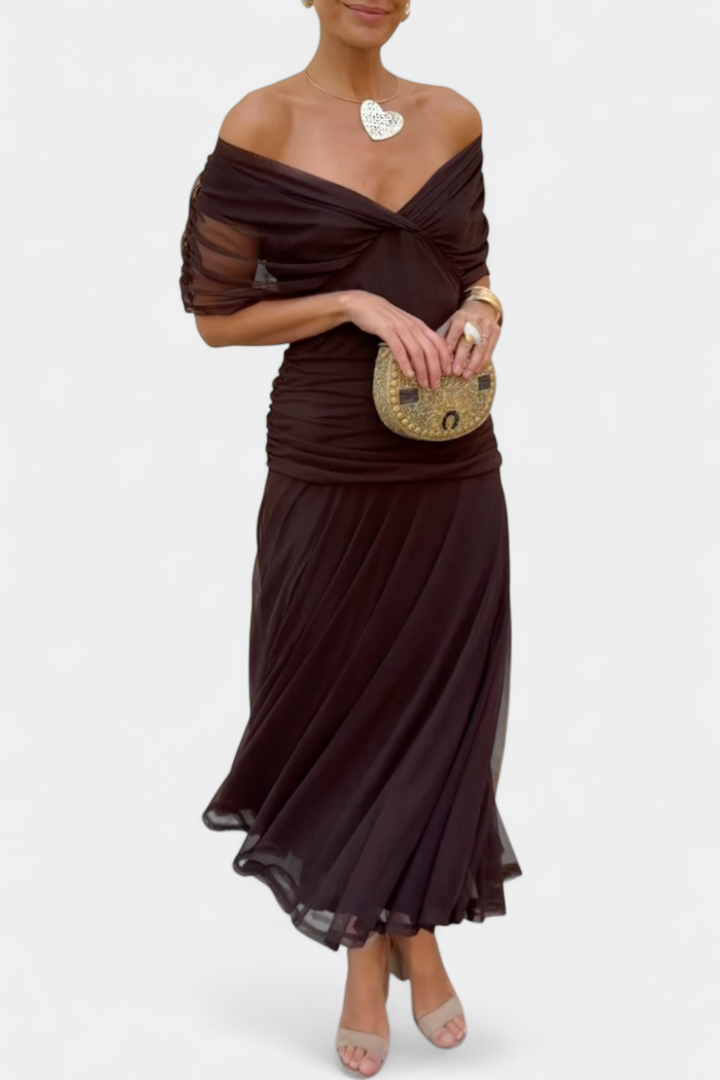 Sarah - Langes Blumenkleid