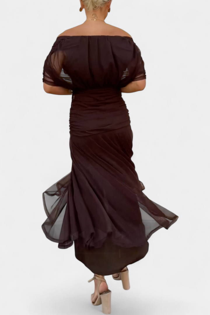 Sarah - Langes Blumenkleid