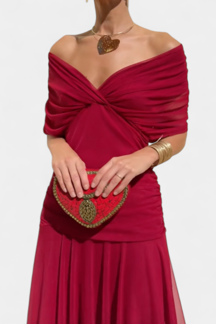Sarah - Langes Blumenkleid