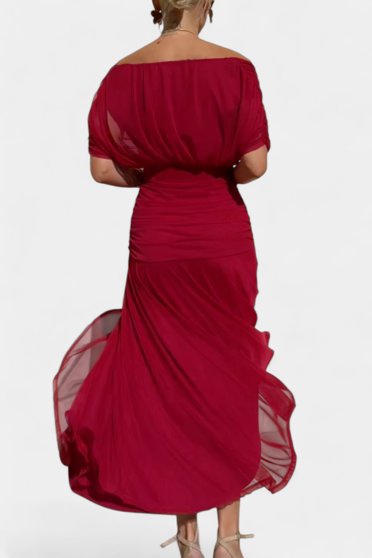 Sarah - Langes Blumenkleid