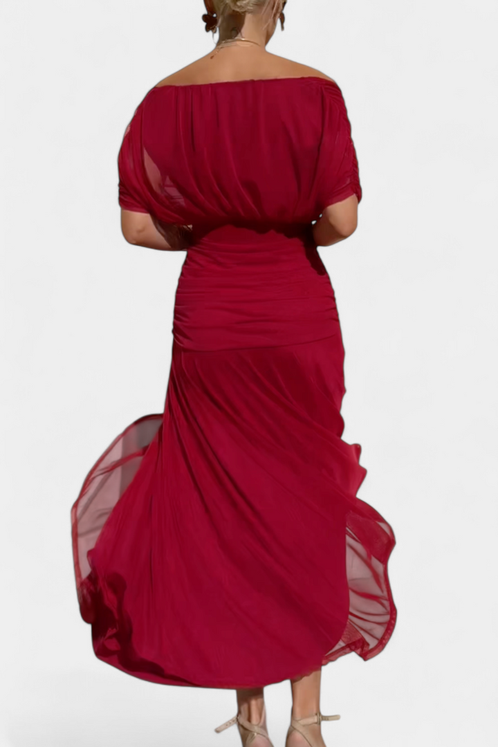 Sarah - Langes Blumenkleid
