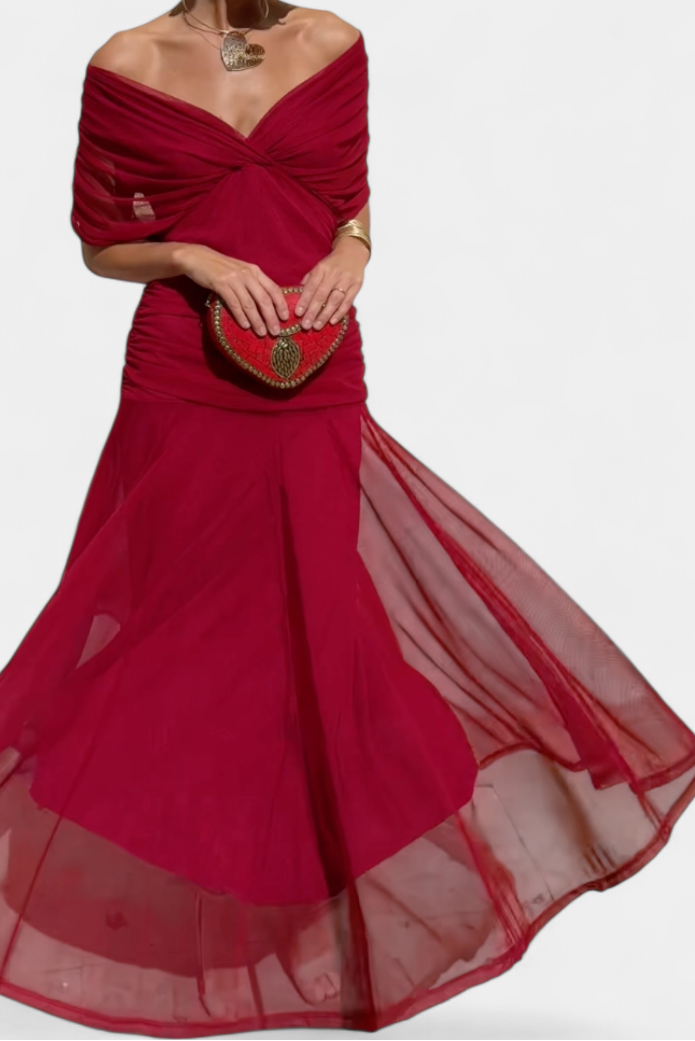 Sarah - Langes Blumenkleid