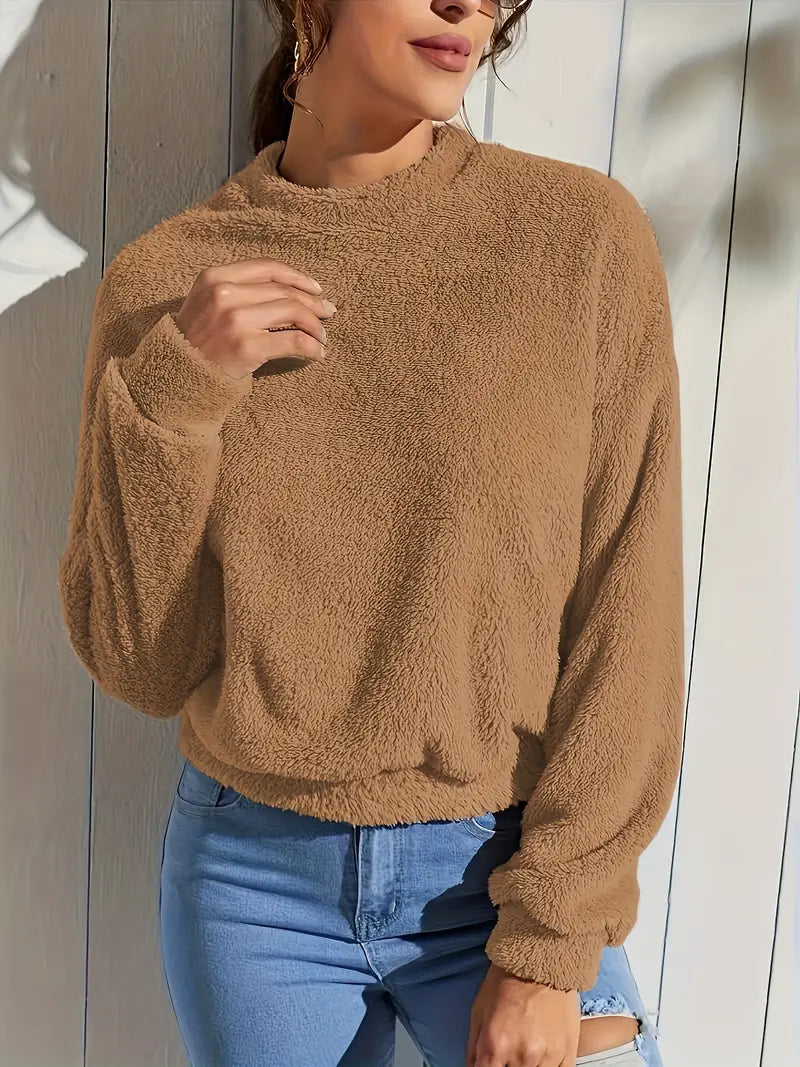 Veenita - Plüsch-Fleece-Pullover