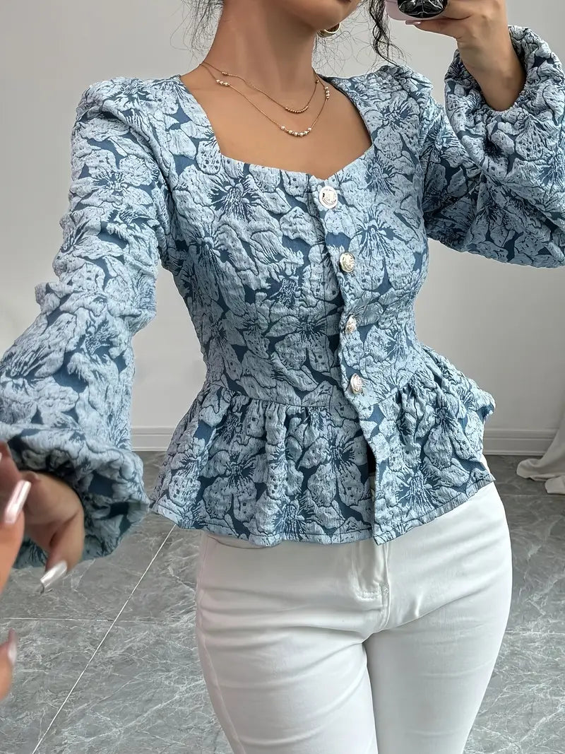 Verity – Schicke Bluse mit Blumenmuster