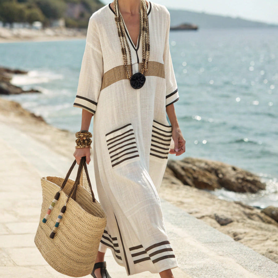 Kleid Kaftan Simone – Ebony Lines