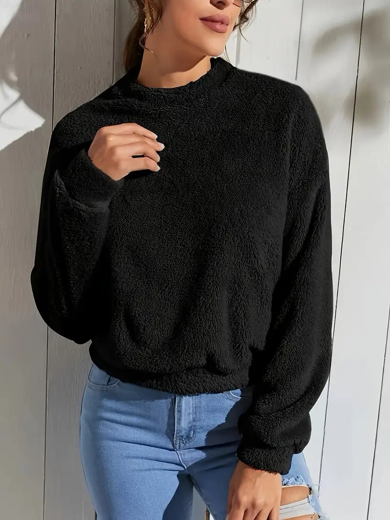 Veenita - Plüsch-Fleece-Pullover