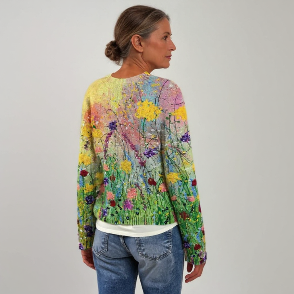Grace | Vintage 3D Islandpullover