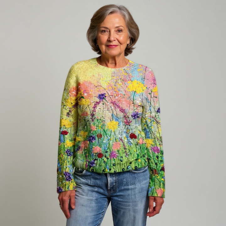 Grace | Vintage 3D Islandpullover