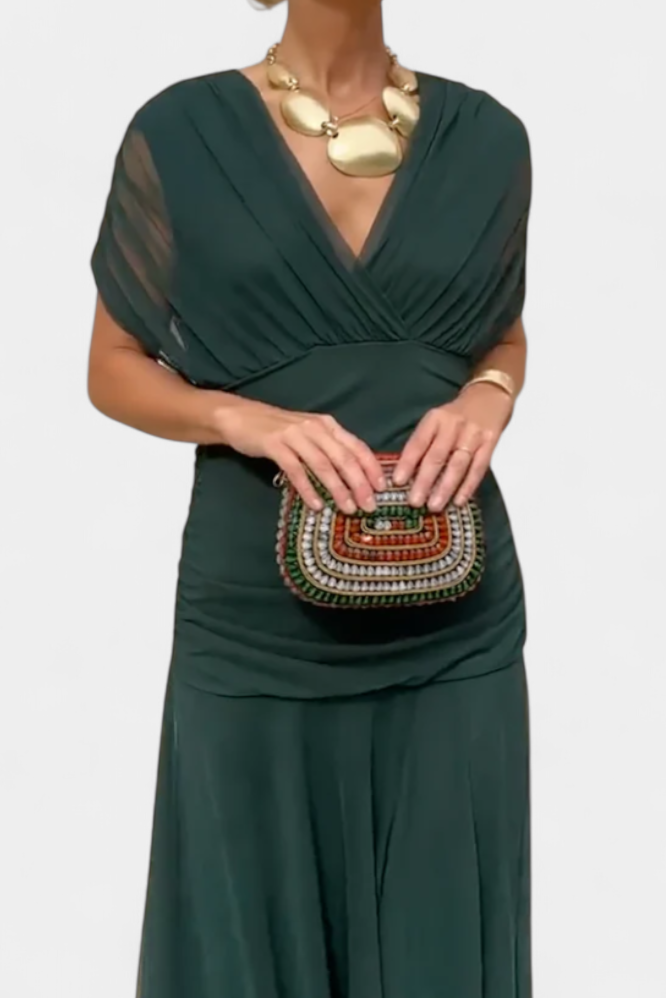 Sarah - Langes Blumenkleid
