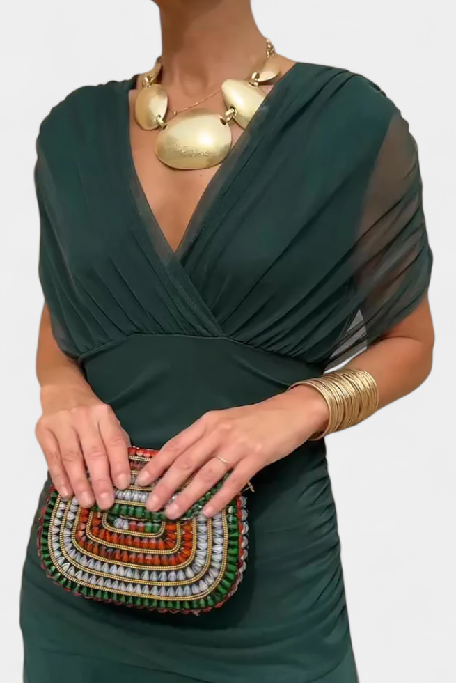 Sarah - Langes Blumenkleid