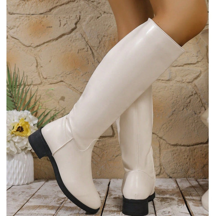 Bea – Elegante halbhohe Stiefel mit Seitlichem Reißverschluss
