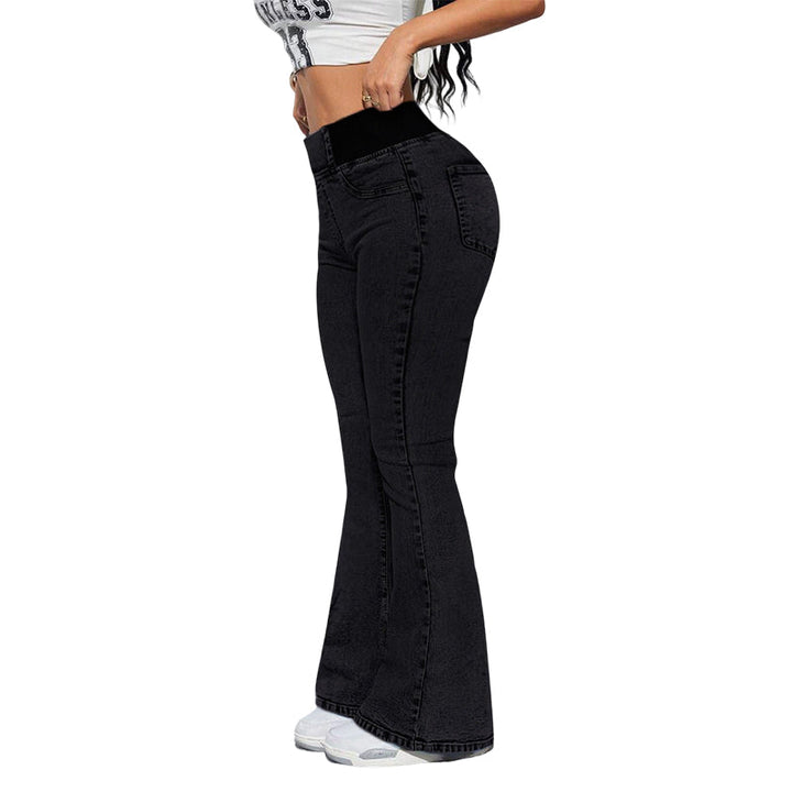 Clowy – Jeans mit Hoher Taille Stretch und Ausgestelltem Bein