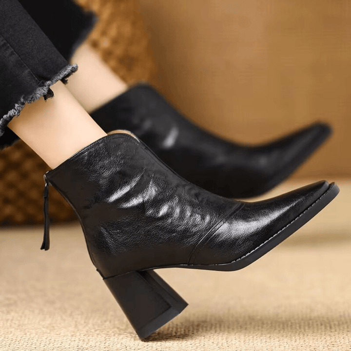 Cilla – Orthopädisch inspirierte Stiefeletten mit komfortablem Mittelabsatz