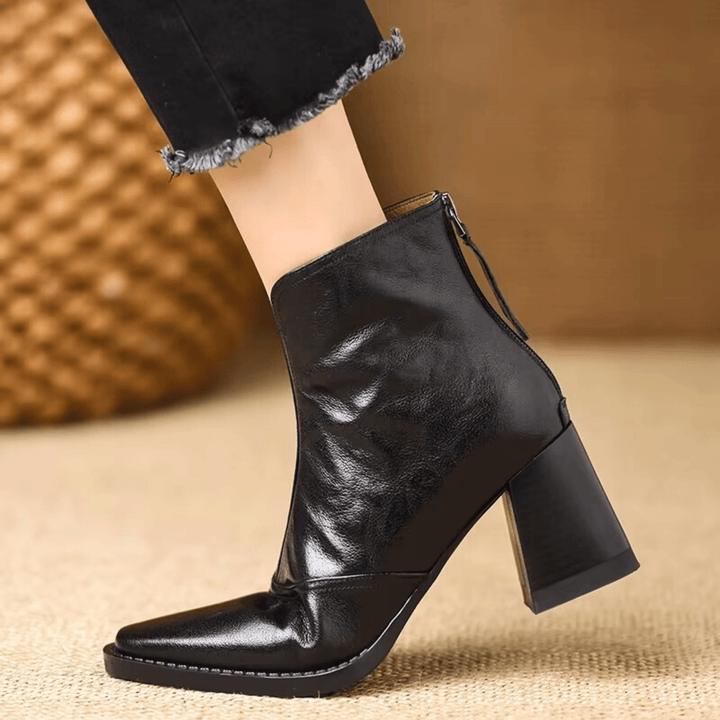 Cilla – Orthopädisch inspirierte Stiefeletten mit komfortablem Mittelabsatz