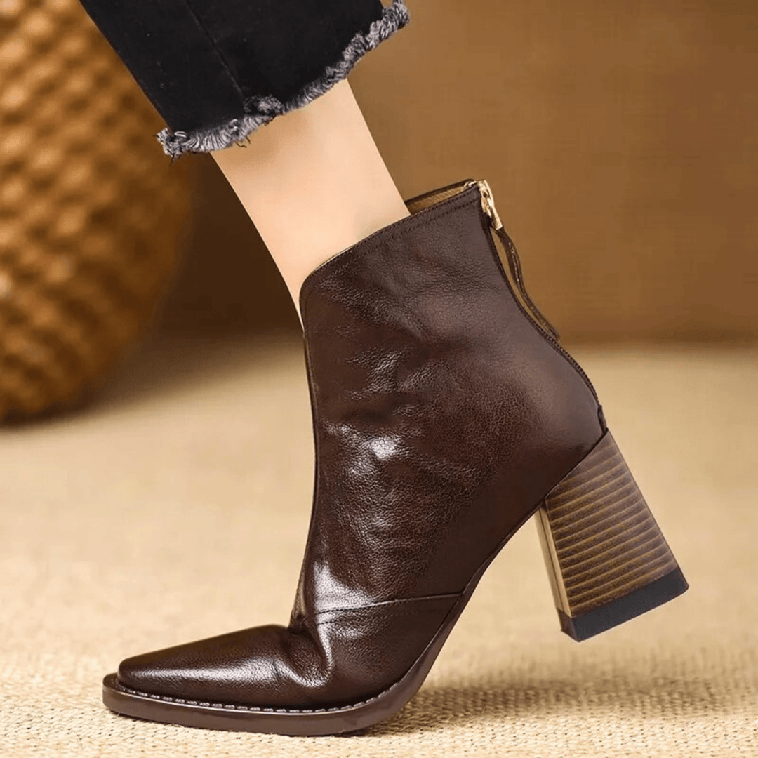 Cilla – Orthopädisch inspirierte Stiefeletten mit komfortablem Mittelabsatz